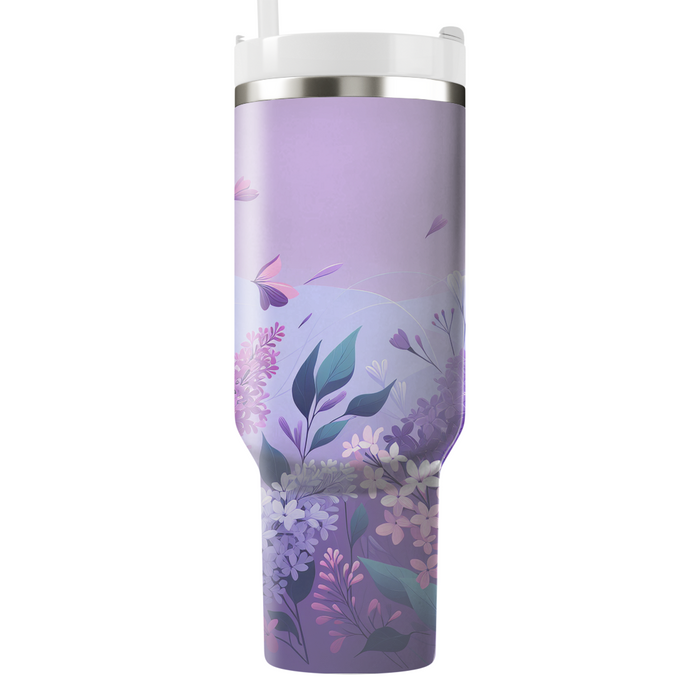 Spring Lilac Breeze  Personalized Tumblers