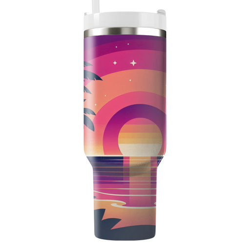 Tropical Sunset Vibes  Tumblers For Gifts