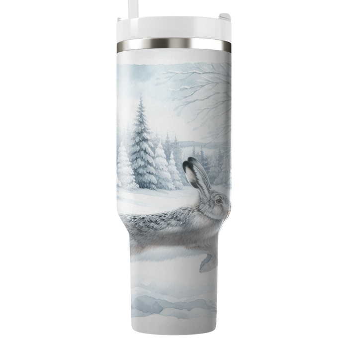 Winter Hare Enchantment  Decorative Tumblers