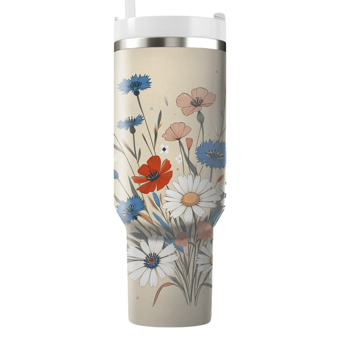 Wildflower Bohemian  Tumblers For Gifts