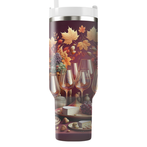 Autumn Wine And Dine  Personalized Tumblers