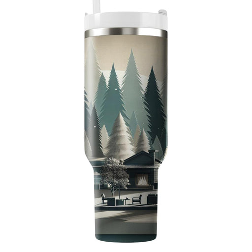 Winter Forest Retreat  Tumblers For Gifts