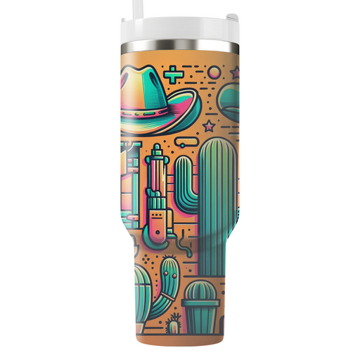 Wild West Neon  Personalized Tumblers