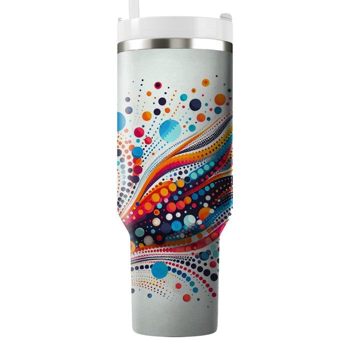 Dynamic Dots  Insulated Tumblers