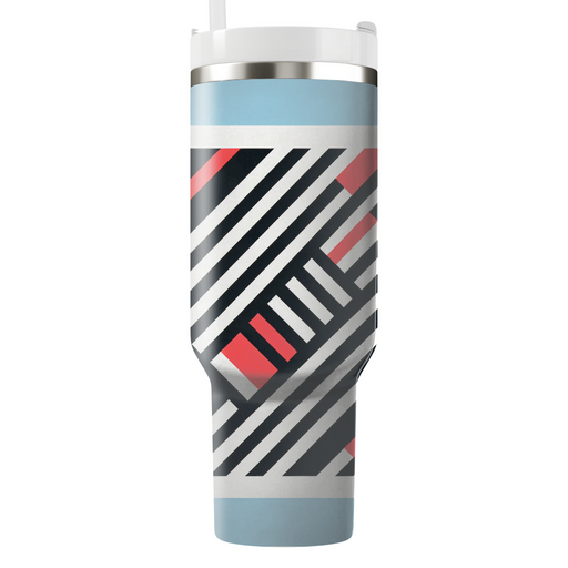 Bold Stripe Delight  Custom Tumblers