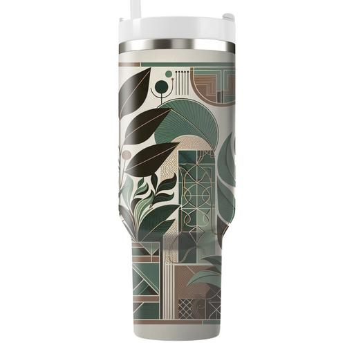 Geometric Nature Fusion  Custom Tumblers