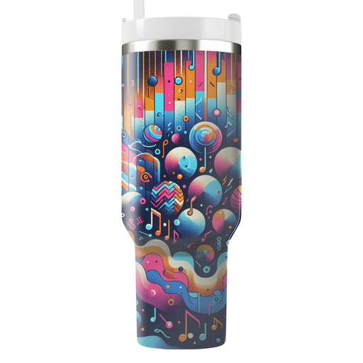 Electro Music Vibes Travel Tumblers