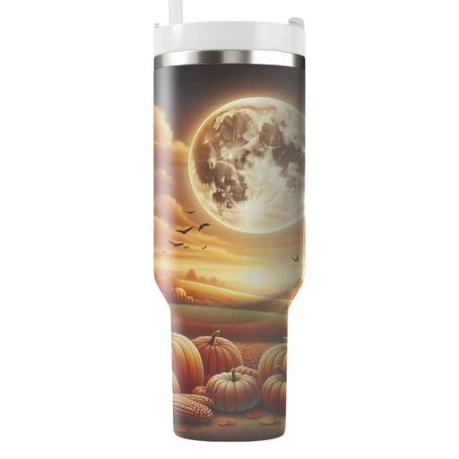 Autumn Harvest Moon  Personalized Tumblers