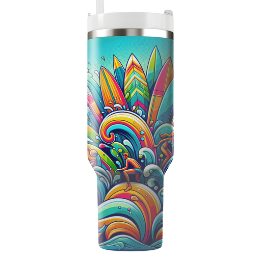 Summer Surf Adventure  Tumbler Cups