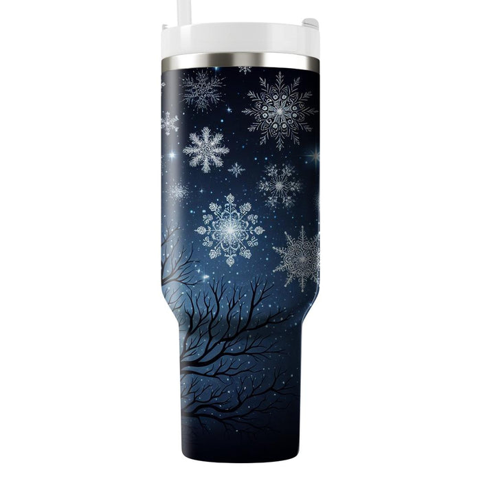 Winter Midnight Snowfall  Tumblers For Gifts