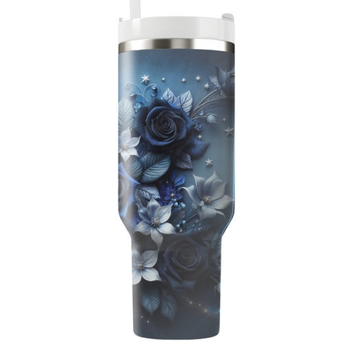 Celestial Floral Dreams  Unique Tumblers