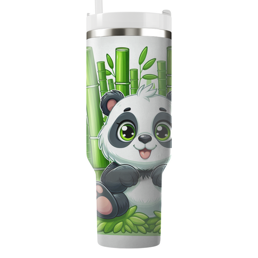 Whimsical Panda Forest  Tumblers With Lids