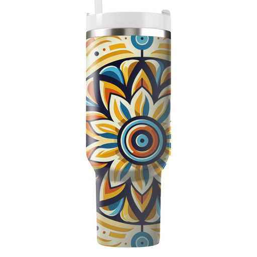 Spiral Starburst Design  Tumbler Cups