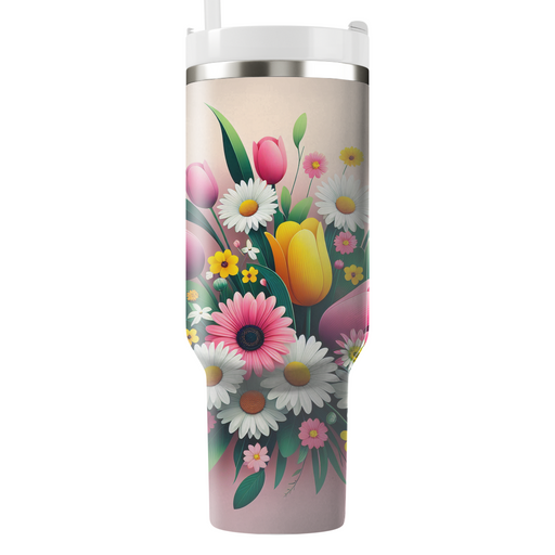 Springtime Joyful Colors  Personalized Tumblers