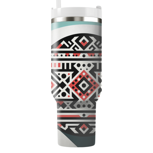 Bold Tribal Lines  Unique Tumblers