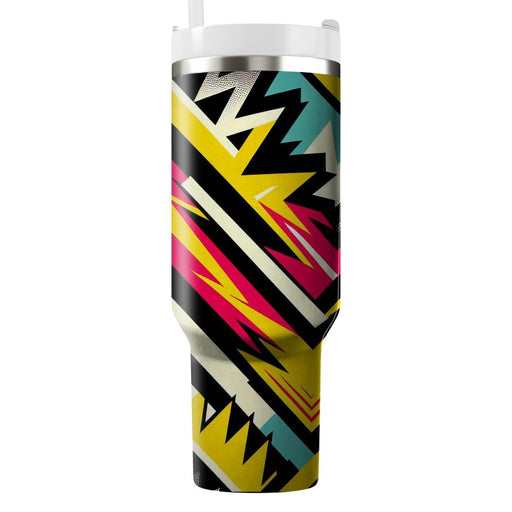 Zigzag Frenzy  Custom Tumblers