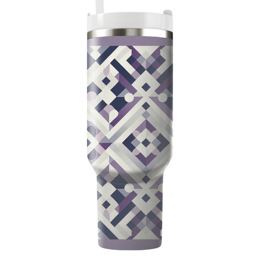 Mosaic Diamond Elegance Decorative Tumblers