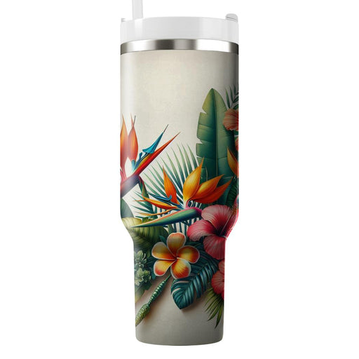 Tropical Flower Explosion  Decorative Tumblers