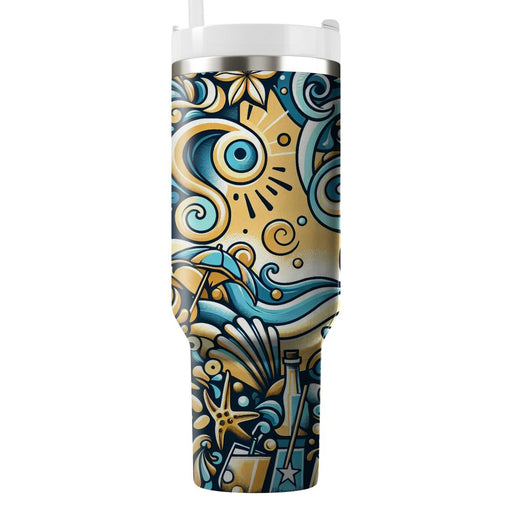 Festival Of Tides - A Coastal Celebration  Custom Tumblers