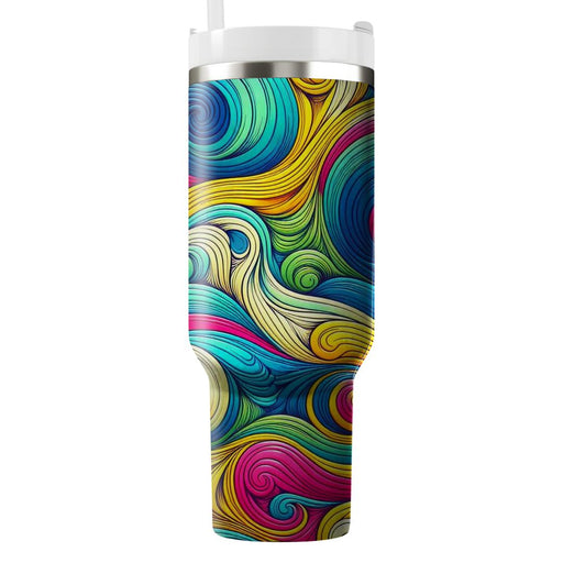 Tie-dye Burst  Insulated Tumblers