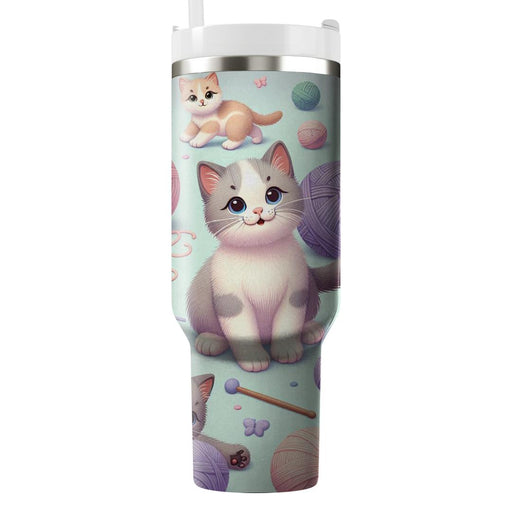 Whimsical Kittens  Custom Tumblers