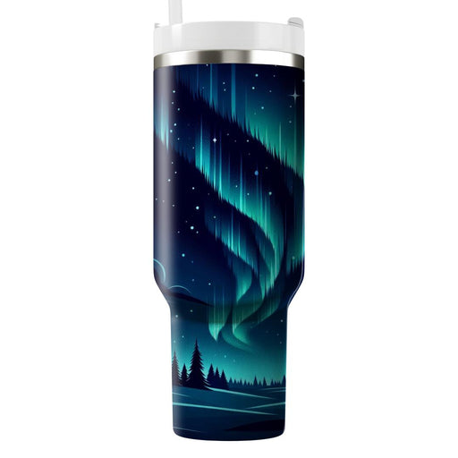 Winter Night  Travel Tumblers