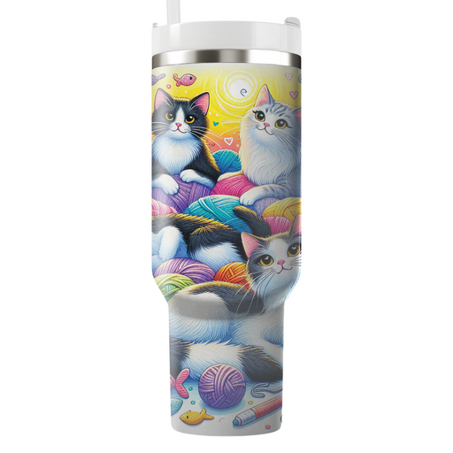 Sassy Cat Collection  Tumblers With Lids