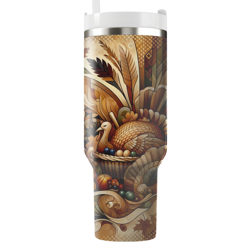 Echoes Of Tradition - Thanksgiving Tribute  Decorative Tumblers