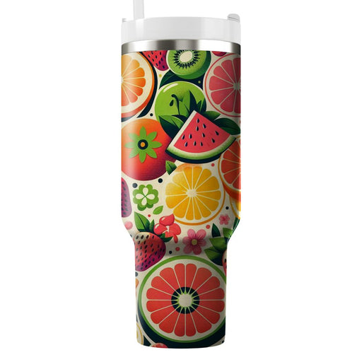 Vibrant Fruit Medley  Travel Tumblers