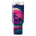 Retro Palm Tree Paradise  Decorative Tumblers