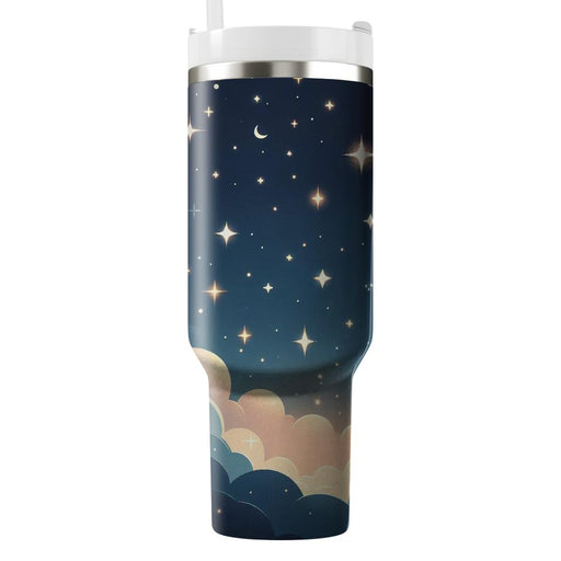 Starry Night Vibes  Tumblers With Lids