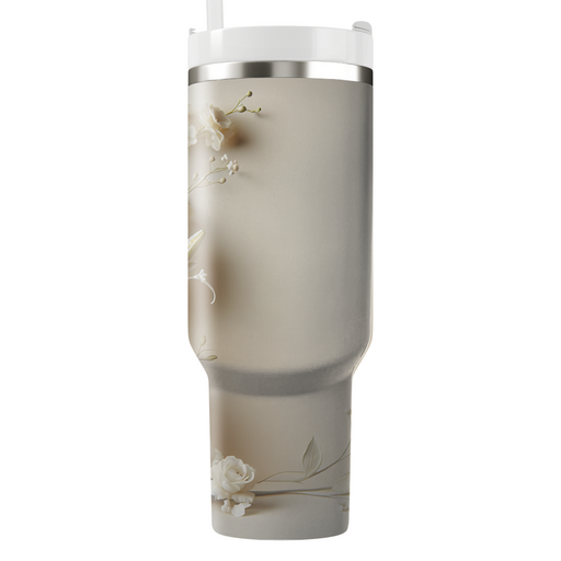 Timeless Floral Elegance  Custom Tumblers