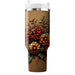 Autumn Floral Harmony  Unique Tumblers