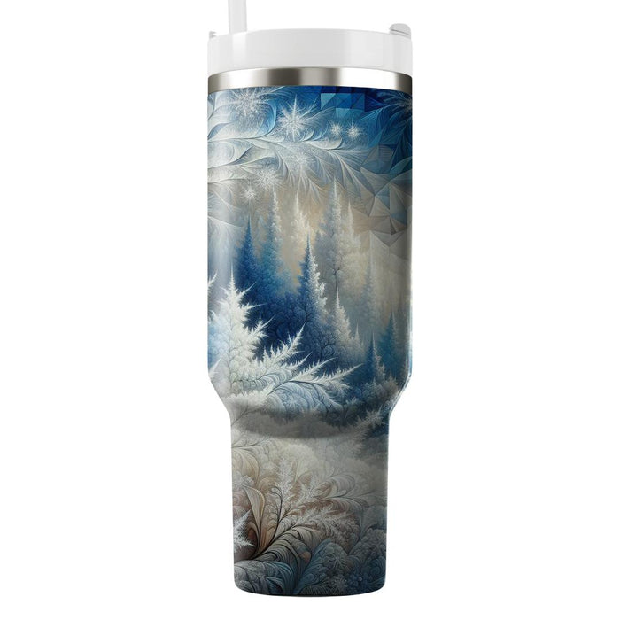 Winter Crystal Fantasy  Insulated Tumblers