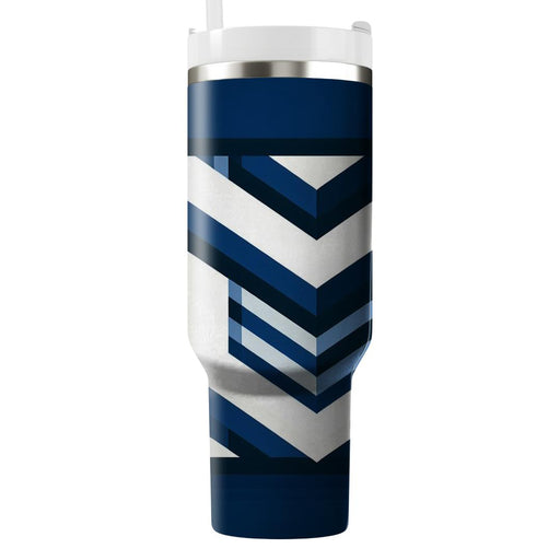 Simplistic Chevron Motif  Insulated Tumblers