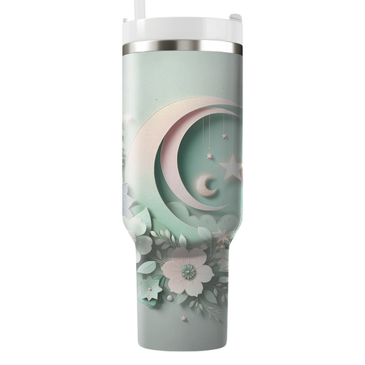 Celestial Bloom - A Ramadan  Decorative Tumblers