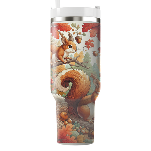 Charming Squirrel Forest  Tumbler Cups