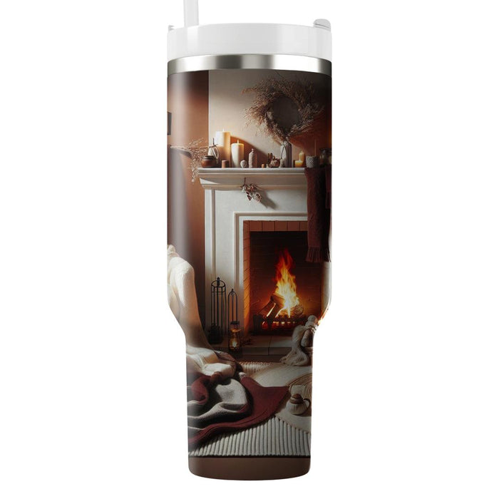 Winter Hearthside Moments  Travel Tumblers