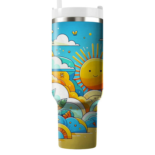 Sunny Day  Travel Tumblers