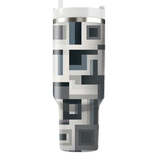 Contemporary Geometric Squares  Insulated Tumblers