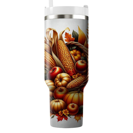 Autumn Harvest Harmony  Decorative Tumblers