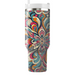 Artistic Retro Paisley  Custom Tumblers