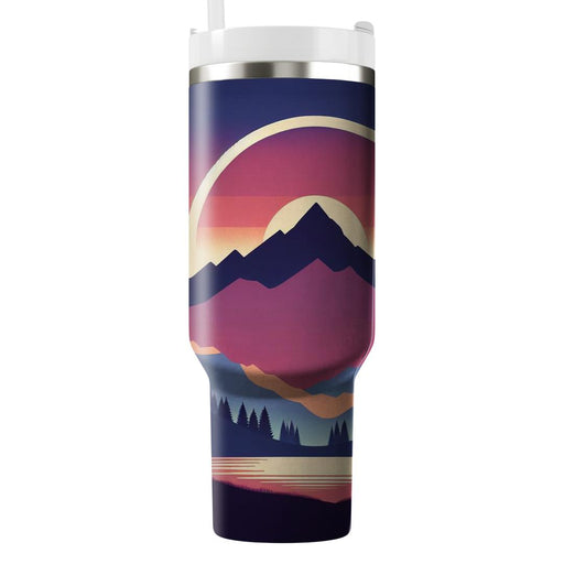 Peaceful Mountain Retreat  Decorative Tumblers