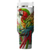 Tropical Parrots On A Branch  Decorative Tumblers