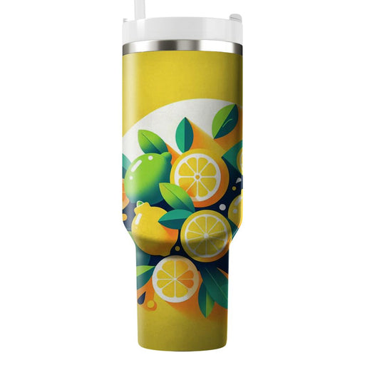 Sunkissed Citrus Medley  Decorative Tumblers