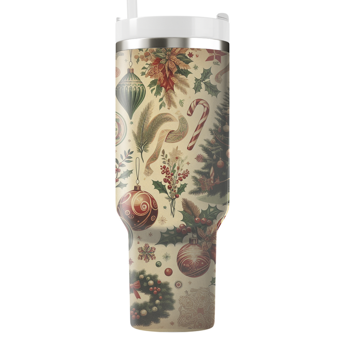 Retro Celebration - A Vintage Christmas  Decorative Tumblers