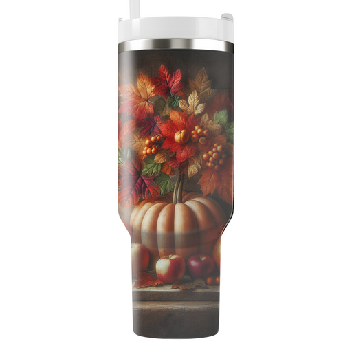 Autumn Cozy Harvest  Travel Tumblers