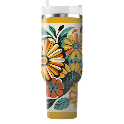 Bright Sunshine Blooms Travel Tumblers