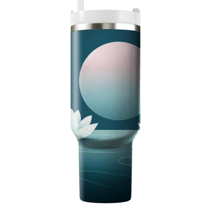 Blossoming Lotus Serenity  Tumbler Cups