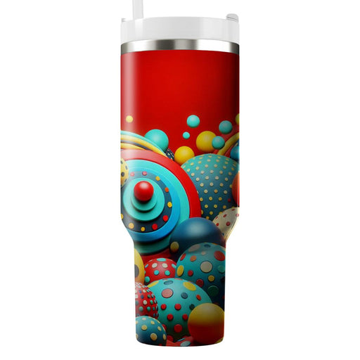 Bold Polka Dot  Insulated Tumblers